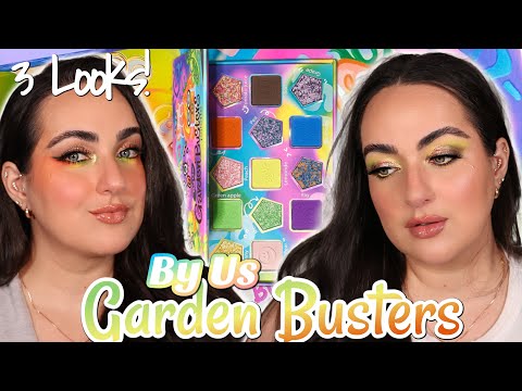 BY-US GARDEN BUSTER'S PALETTE! *New Indie Brand* | 3 Looks! ✨