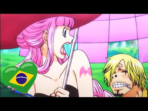 🇧🇷O SANJI ENCONTRA UMA MULHER APÓS 2 ANOS KKKKKKKKKKK | One Piece Remasterizado