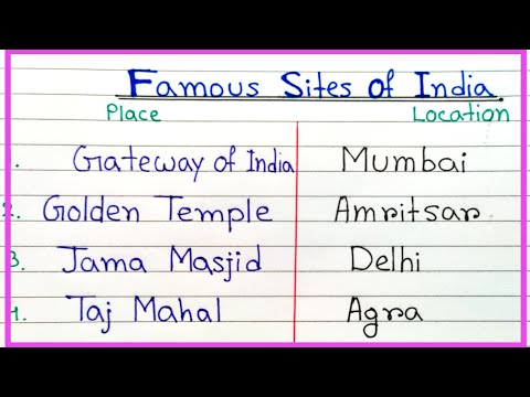 Most Famous Historical place in India |Famous tourist place name in India | Best place in India