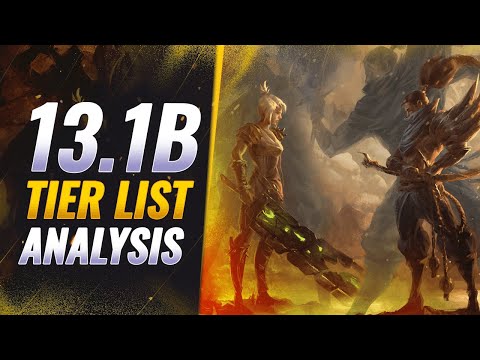 New Tier List Patch 13.1B IN DEPTH ANALYSIS - League of Legends