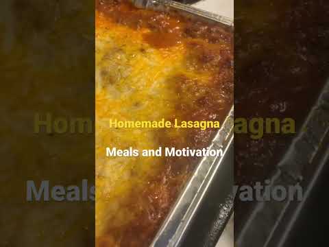 Homemade Lasagna #mealsandmotivation #lasagna #food