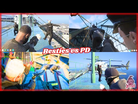 Besties Vs PD At La Puerta Freeway (Multi Pov) | NoPixel 4.0 GTARP