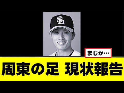 【周東佑京】契約更改で足の状態に言及