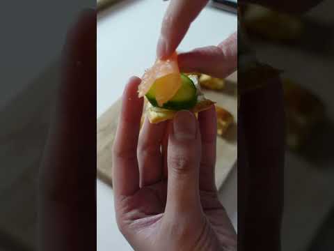 Puff Pastry Salmon Snack