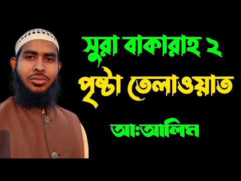 সূরা বাকারাহ ২ পৃষ্টা তেলাওয়াত | Abdul Alim | Surah Baqarah 2 peg | আ: আলিম/Holy Quran Tilawat