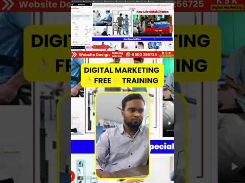 Digital marketing training English Digital marketing course telugu, Free Training Internship #shorts