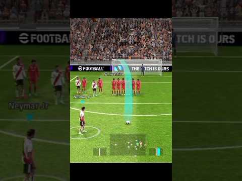 Neymer freekick in efootball 2024#efootball #viral #shorts #trending #pes #football