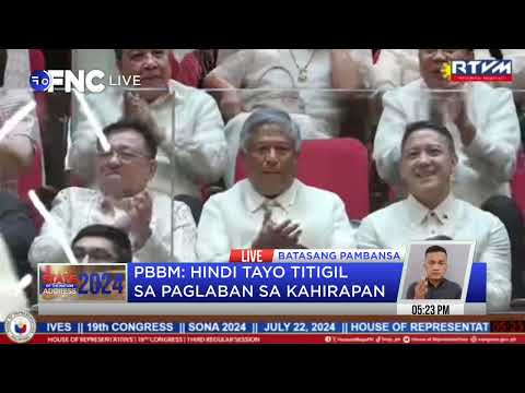 FNC - SONA 2024 KBN News Special Coverage aircheck as of 05:23 PM (22-JUL-24)