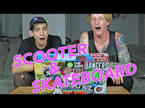 REACTING TO SKATEBOARD AND SCOOTER FAILS!