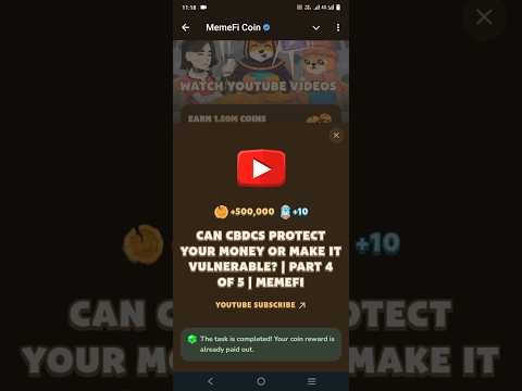 Can CBDCS Protect your money or make it vulnerable?    Memefi coin video code today