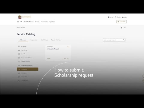 How to Submit a Scholarship Request