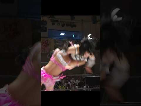 【女子プロレス】ティアドロップ / 渡辺未詩【筋肉アイドルの必殺技】