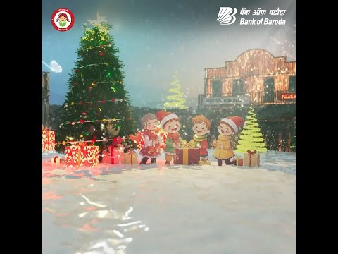 Bank of Baroda wishes you and your family a Merry Christmas