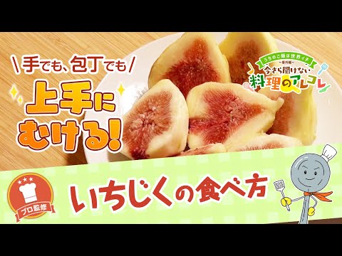 【プロ監修】vol.105いちじくの食べ方【料理の基本】