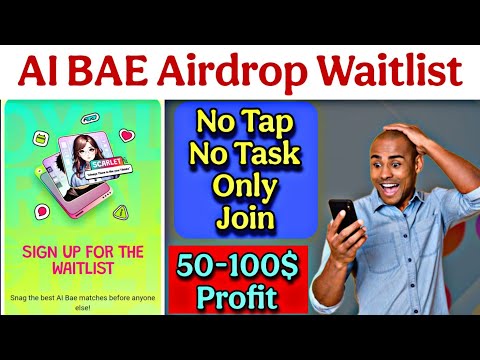 AI BAE Airdrop Waitlist | No Tap No Task Only Join | New Airdrop 2025