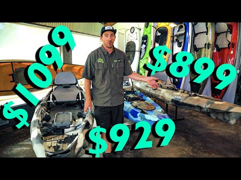 3 Paddle Fishing Kayaks Under $1100 Compared