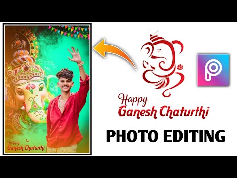 Ganesh Chaturthi Photo Editing in Telugu 2022 || Picsart Ganesh Chaturthi Photo Editing Tutorial