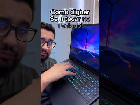 Como digitar no computador sem tocar no teclado