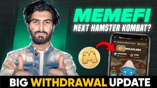 Memefi Mining Bot WITHDRAWAL Update Memefi Airdrop Listing Good News | Memefi Bigger Than Hamster ?