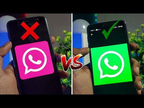 Pink Whatsapp vs Green Whatsapp 😲😲😲 #Shorts​ #Tech