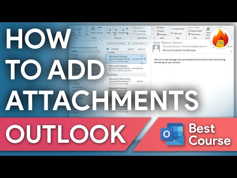 How to Add an Attachment to your E-mail | MS Outlook 365