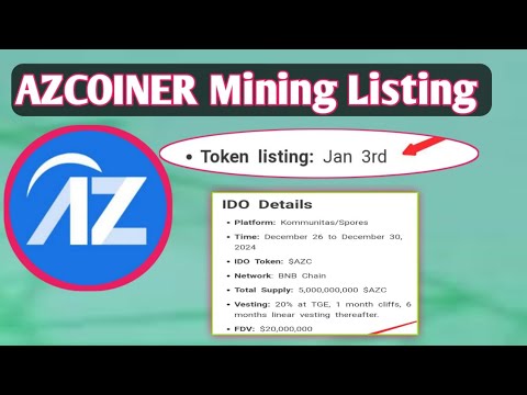 AZCOINER listing || AZCOINER Kyc problem solve || AZCOINER Price #azcoiner