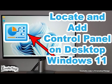 How to Locate and Add Control Panel on Desktop Windows 11 - Quick Tutorial