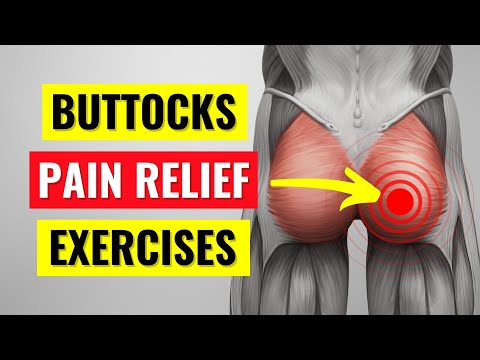 Buttock Pain Relief Exercises in 5 min