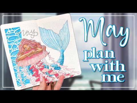 MAY 2024 PLAN WITH ME | Tropical Mermaids