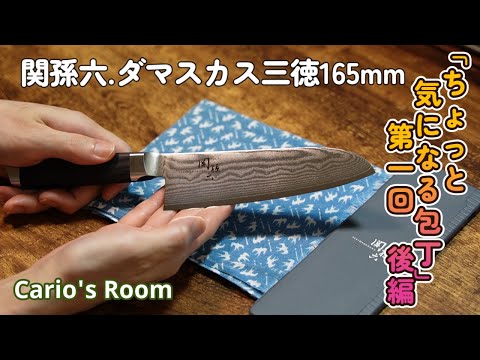 【ちょっと気になる包丁シリーズ】　第一回「関孫六ダマスカス三徳165mm」.後編　最後にオススメ包丁ケースも紹介