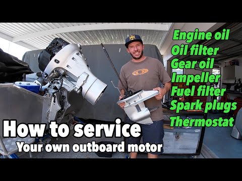 How to service a 4 stroke outboard motor yourself - Honda BF30