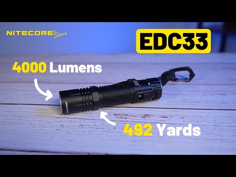 Is This The Best EDC Flashlight Made By Nitecore Yet? | Nitecore EDC33 Full Review