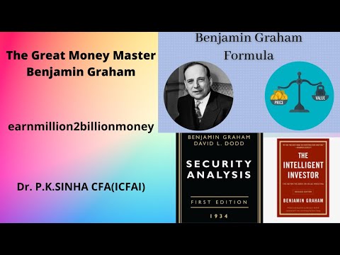 The Great Money Master---  Benjamin Graham#earnmillion2billionmoney