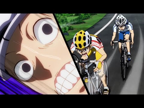 Yowamushi Pedal 2nd Season || 今泉は自分が新エース、まずは勝つと宣言する。 石垣は倒れ込み、御堂筋に全力で続ければ勝てると告げる。|| 弱虫ペダル #6