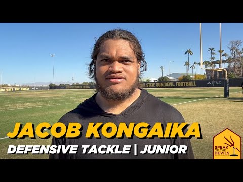 ASU DT Jacob Kongaika on planting the pitchfork at UofA & Big 12 title game