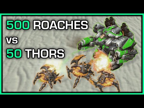 Do 50 Thors beat 500 Roaches?