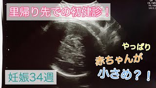 【妊娠後期】【里帰り出産】地元に戻りました！病院の違いや赤ちゃんの経過報告！