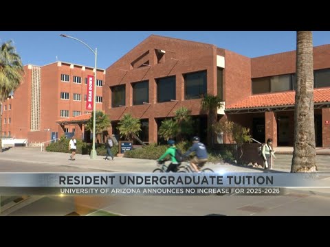 University of Arizona freezes tuition fees for resident undergraduates