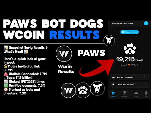 PAWS Airdrop Full Reviews Real Or Fake and listing or withdrawal updates paws telegram