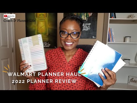 Walmart 2022 Planner Haul| Affordable planners under $15