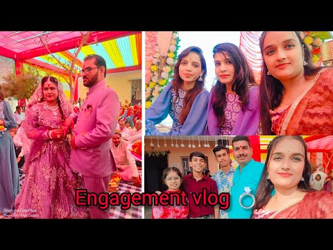 Finally engagement ho gyi 😍||Engegment vlog 💍||Kya kya hua sgai me ❤️||#vlogs#vlog #vlogging#youtube