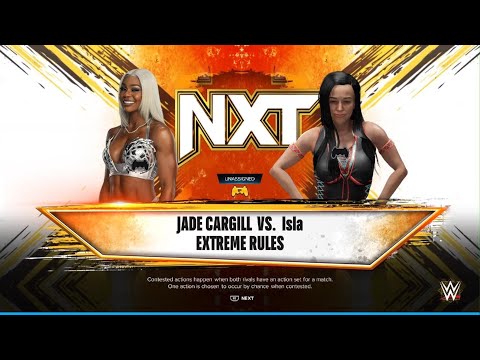 WWE 2K24 AWA Wrestling: Isla vs The debut of Jade Cargill