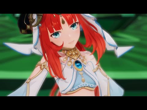 【原神MMD／sdPBR】トリコロール【ニィロウ／ナヒーダ】