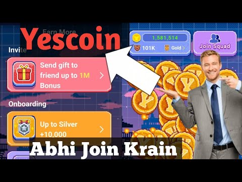 How to join yescoin on telegram || Yescoin Today Update