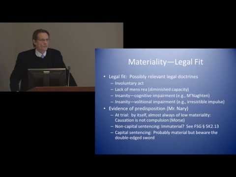 Christopher Slobogin presents Dysfunction, Psych Syndromes, & Law. Judicial Colloquium, 2014