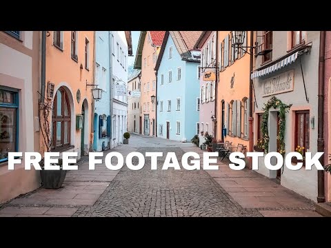 Empty Street Free City Stock Footage||   Royalty Free Footage|| No Copyright Video|| AVH