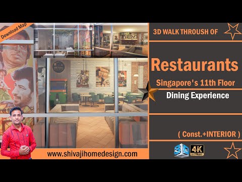 Stunning 3D Tour of Singapore's 11th Floor Restaurants | Virtual Dining Experience#ShivajiHomeDesign