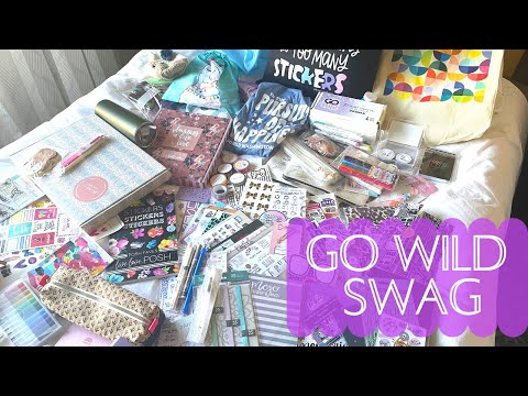 GO WILD SWAG! | All the gifts & goodies I got at my first Go Wild! | Planner Conference Swag