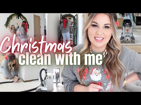 *NEW* CHRISTMAS CLEAN WITH ME | CHRISTMAS CLEANING TIPS 2024 | BEST CHRISTMAS MUSIC PLAYLIST