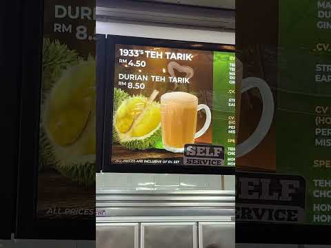 Durian Tea at Malaysia